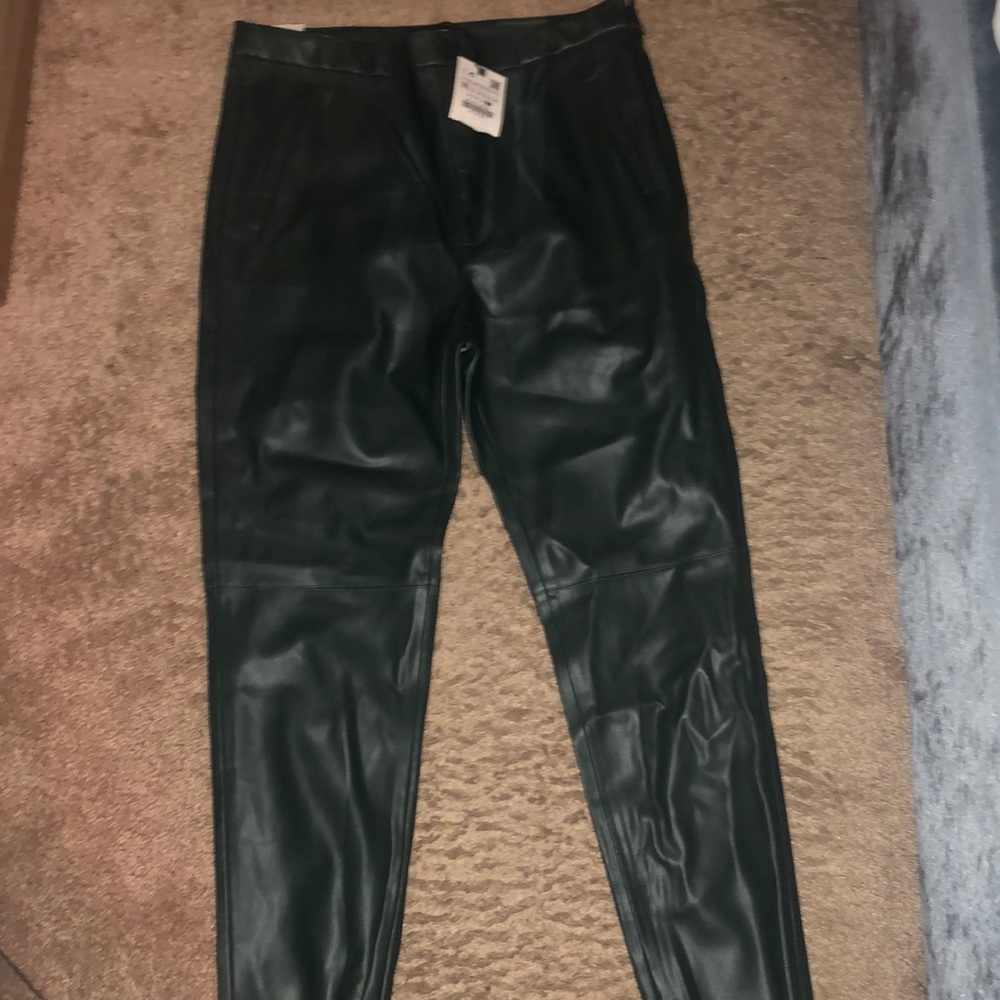 Zara faux leather pants/leggings